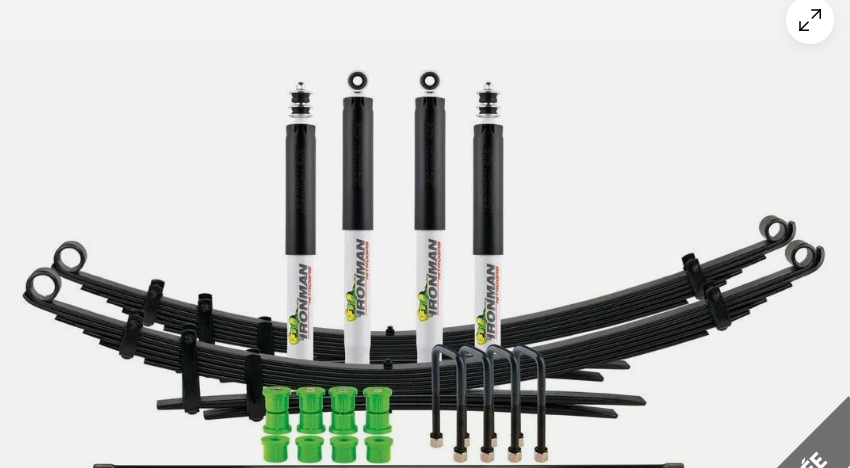 Kit suspension Suzuki Samurai rehausse +50mm Nitro Gas Iron Man