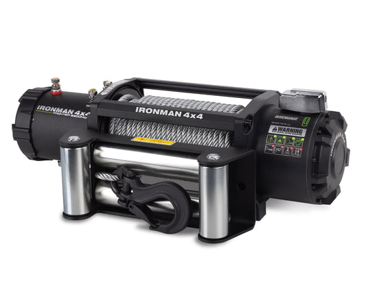 Treuil Frontier 4 310 kg câble acier Ironman 4x4
