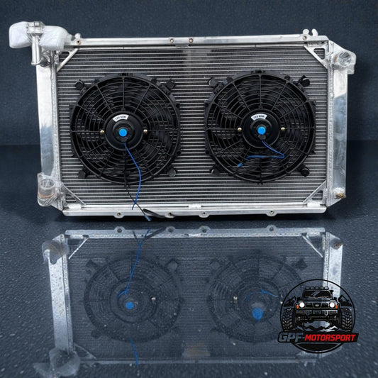 Patrol Y60 Kit conversion radiateur gros volume, Spal(x2) électriques et boîtier de régulation