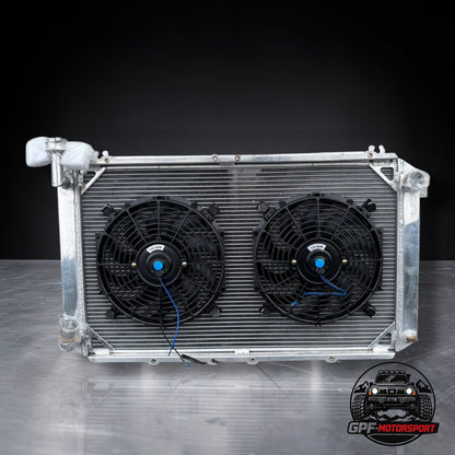 Patrol Y60 Kit conversion radiateur gros volume, Spal(x2) électriques et boîtier de régulation