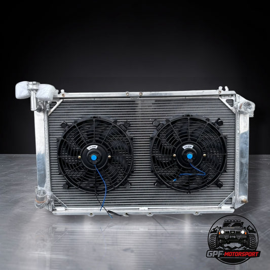 Radiateur Gros Volume Nissan Patrol Y60 – Kit Conversion Ventilateurs Électriques Spal x2 + Boîtier Régulation