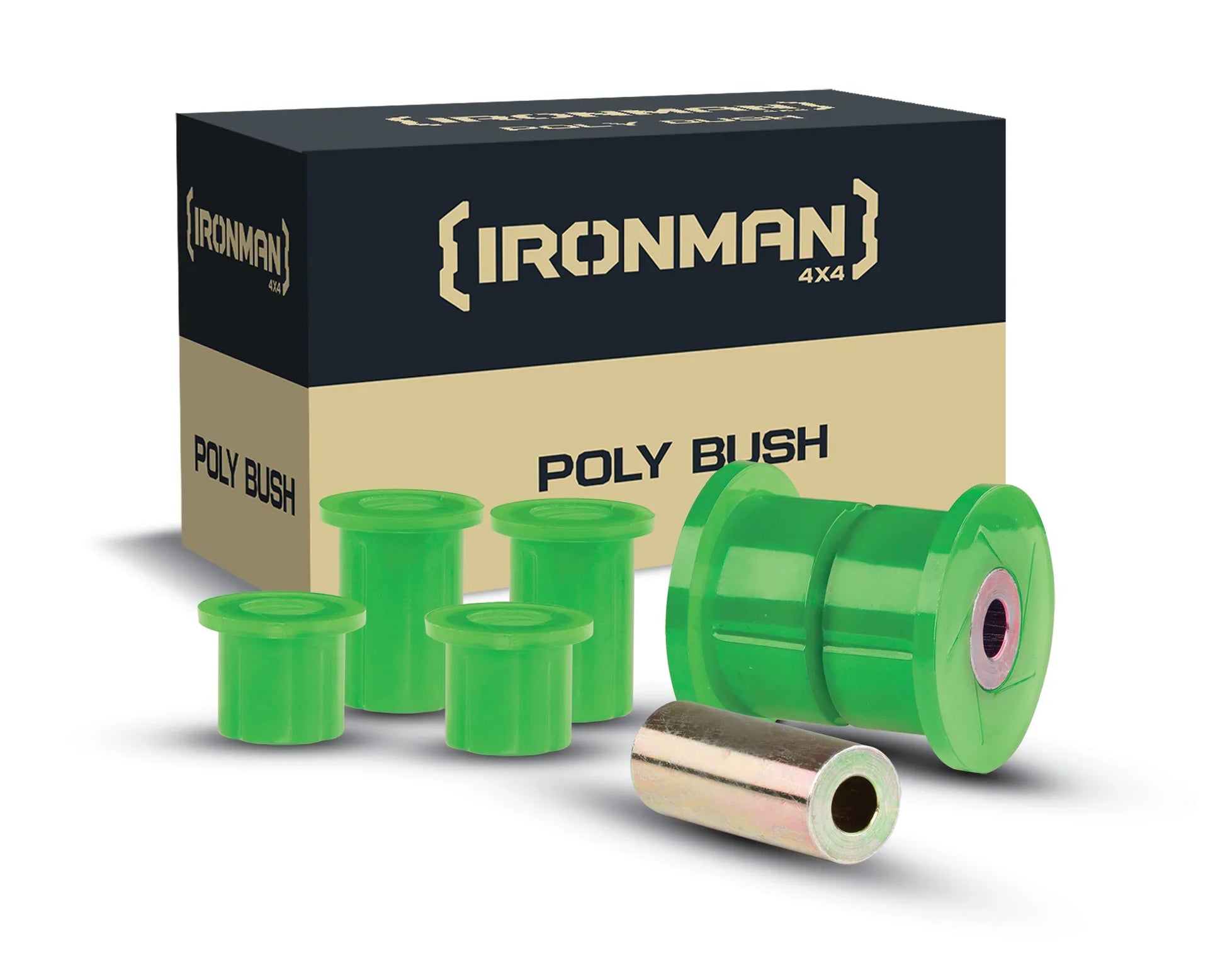 Nissan Navara NP300 (Ressorts à lames) 2014-2020 Série 1-4 — Silentblocs de ressort polyuréthane Arrière — Kit de silentbloc