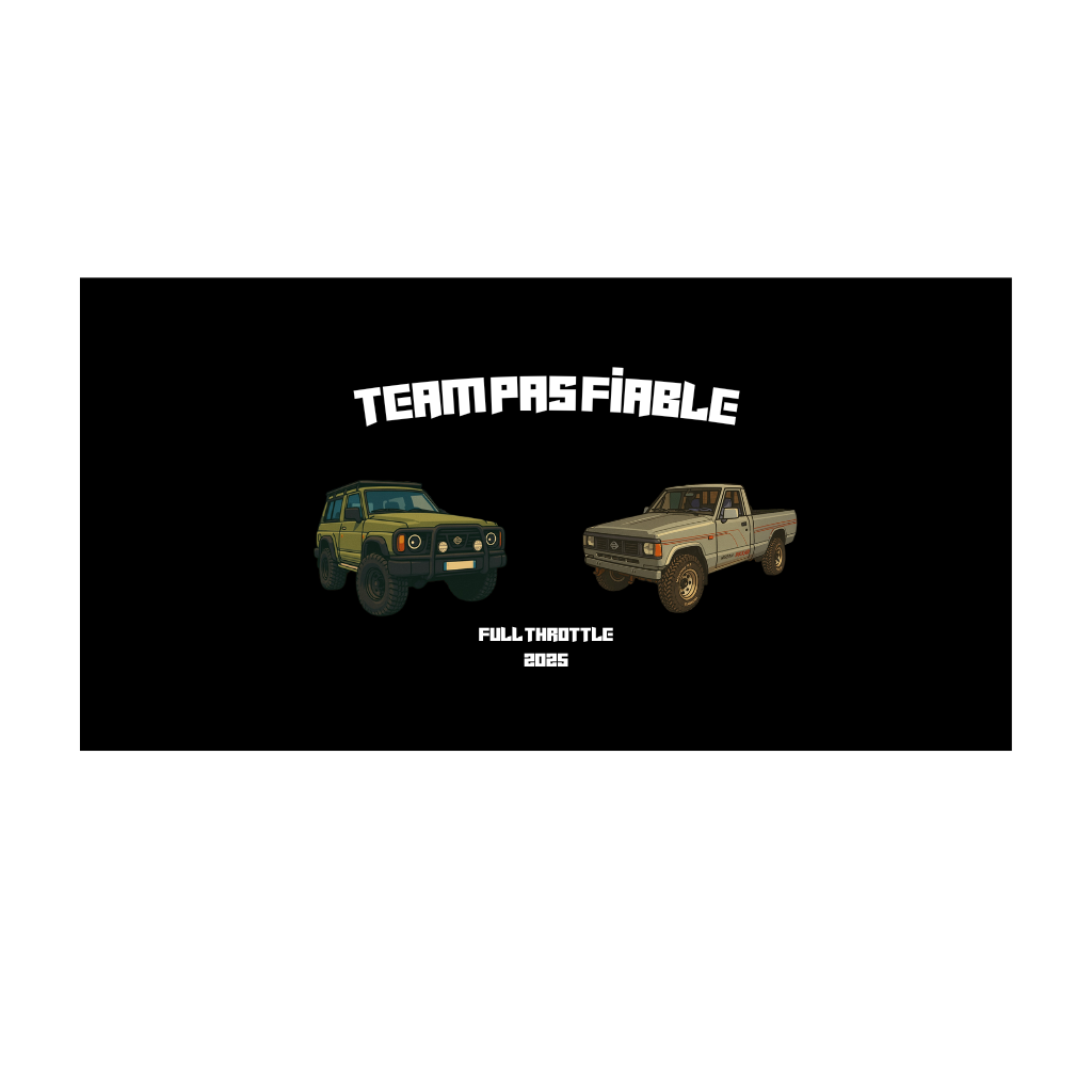 Drapeau d'atelier TEAM PAS FIABLE