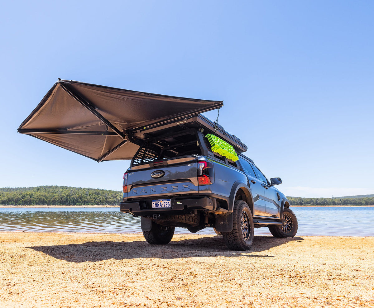 Auvent Deltawing 270° droit autoportant Ironman 4x4