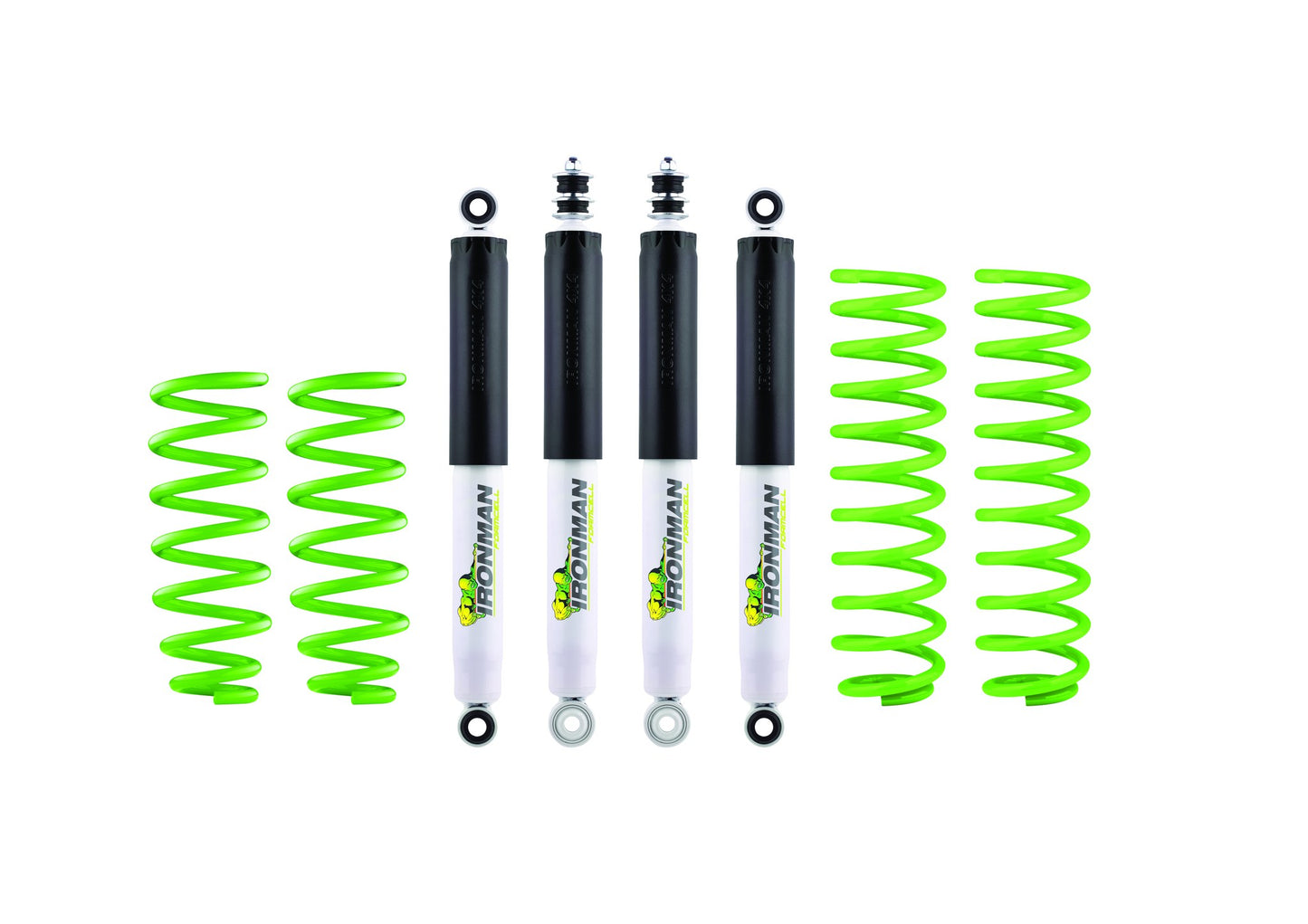 Kit de suspension complet Foam Cell Ironman 4x4 — avant ressort hélicoïdal / arrière ressort hélicoïdal