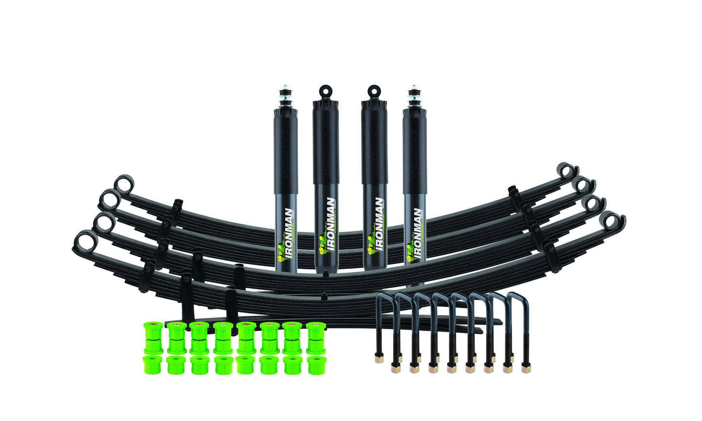 Kit de suspension complet Foam Cell Pro Ironman 4x4 — avant ressort à lames / arrière ressort à lames