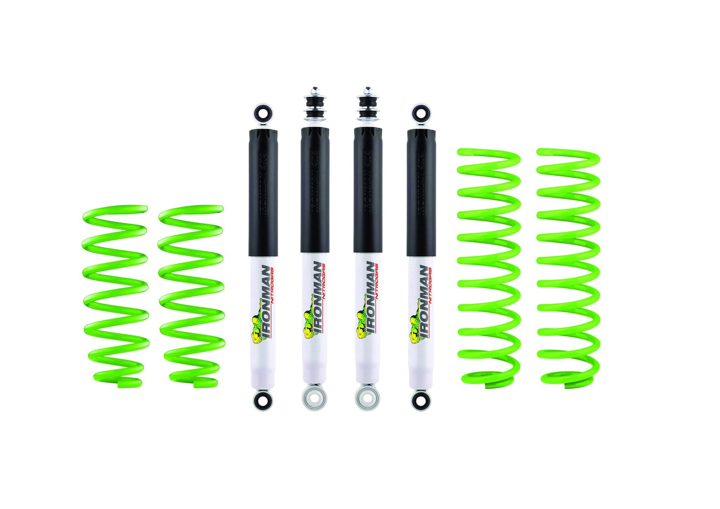 Kit de suspension complet Nitro Gas Ironman 4x4 — avant ressort hélicoïdal / arrière ressort hélicoïdal — Jeep Grand Cherokee