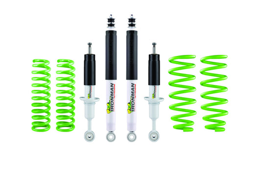 Kit de suspension complet Nitro Gas Ironman 4x4 — avant jambe de force / arrière ressort hélicoïdal