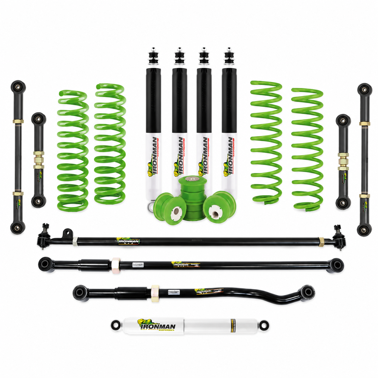 Kit de suspension complet Foam Cell Ironman 4x4 — Nissan Patrol GR Y60/Y61 Châssis cabine