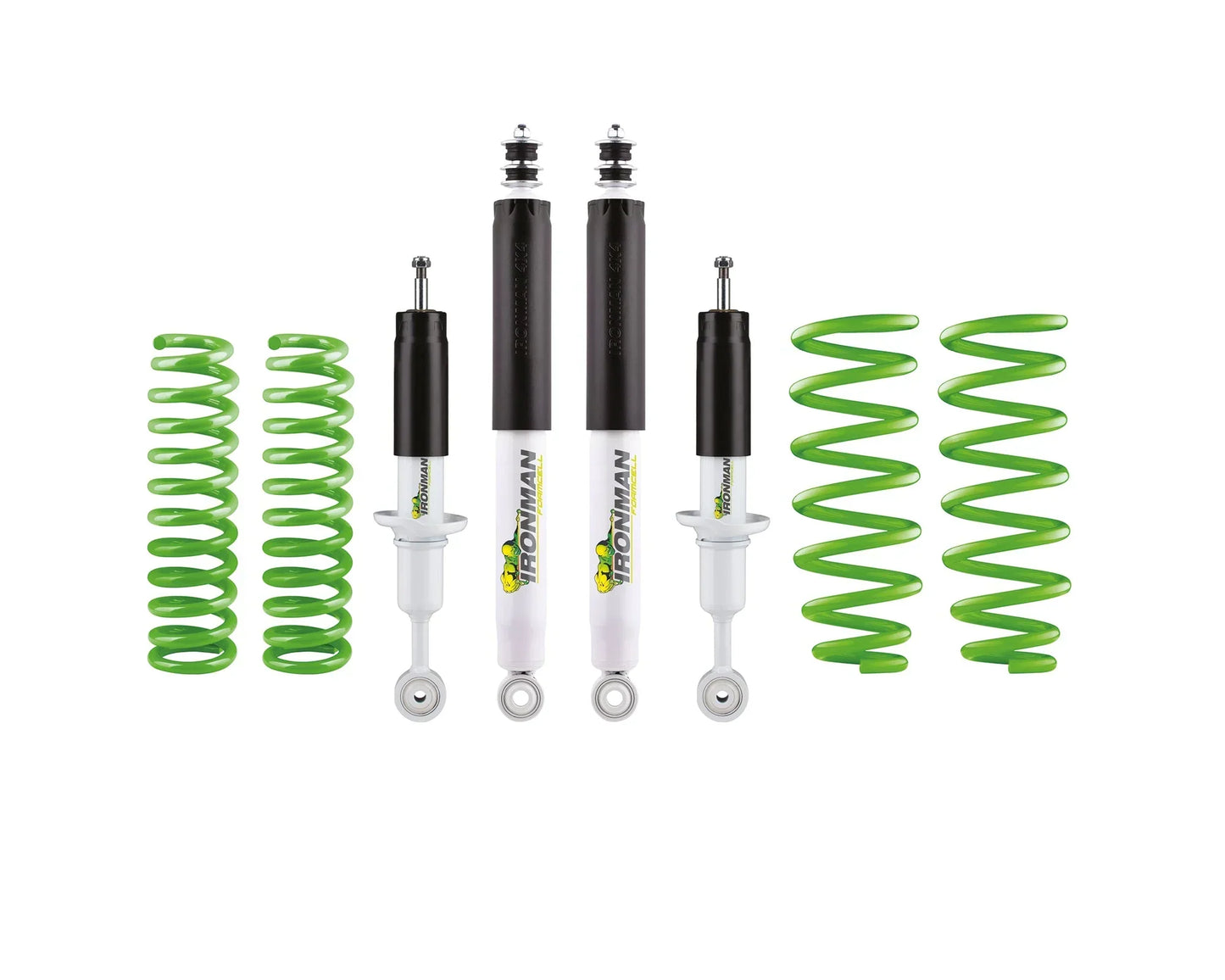 Kit de suspension complet Foam Cell Ironman 4x4 — avant jambe de force / arrière ressort hélicoïdal — Toyota FJ Cruiser